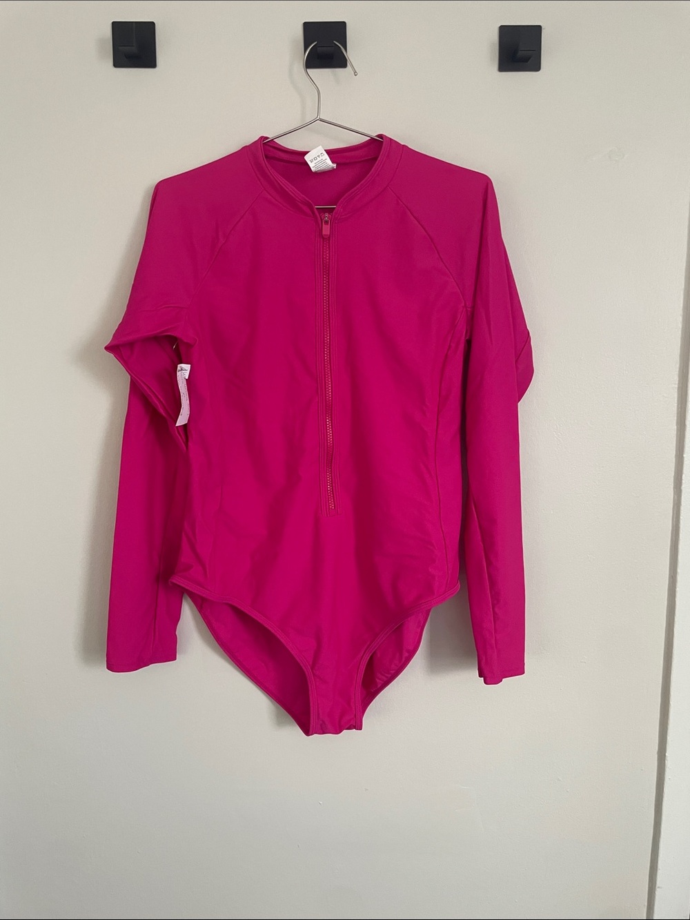 Eddie Bauer Long Sleeve Zip-Front One-Piece Swim Shirt